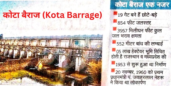 कोटा बैराज: Kota Barrage-https://myrpsc.in